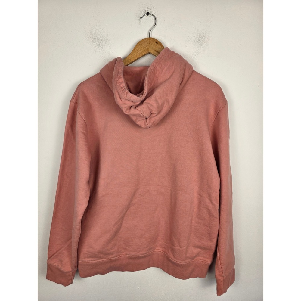 Richie Le Mens Salmon Pink Cotton French Terry Zip Pocket Hoodie Size‎ Medium - Picture 2 of 7